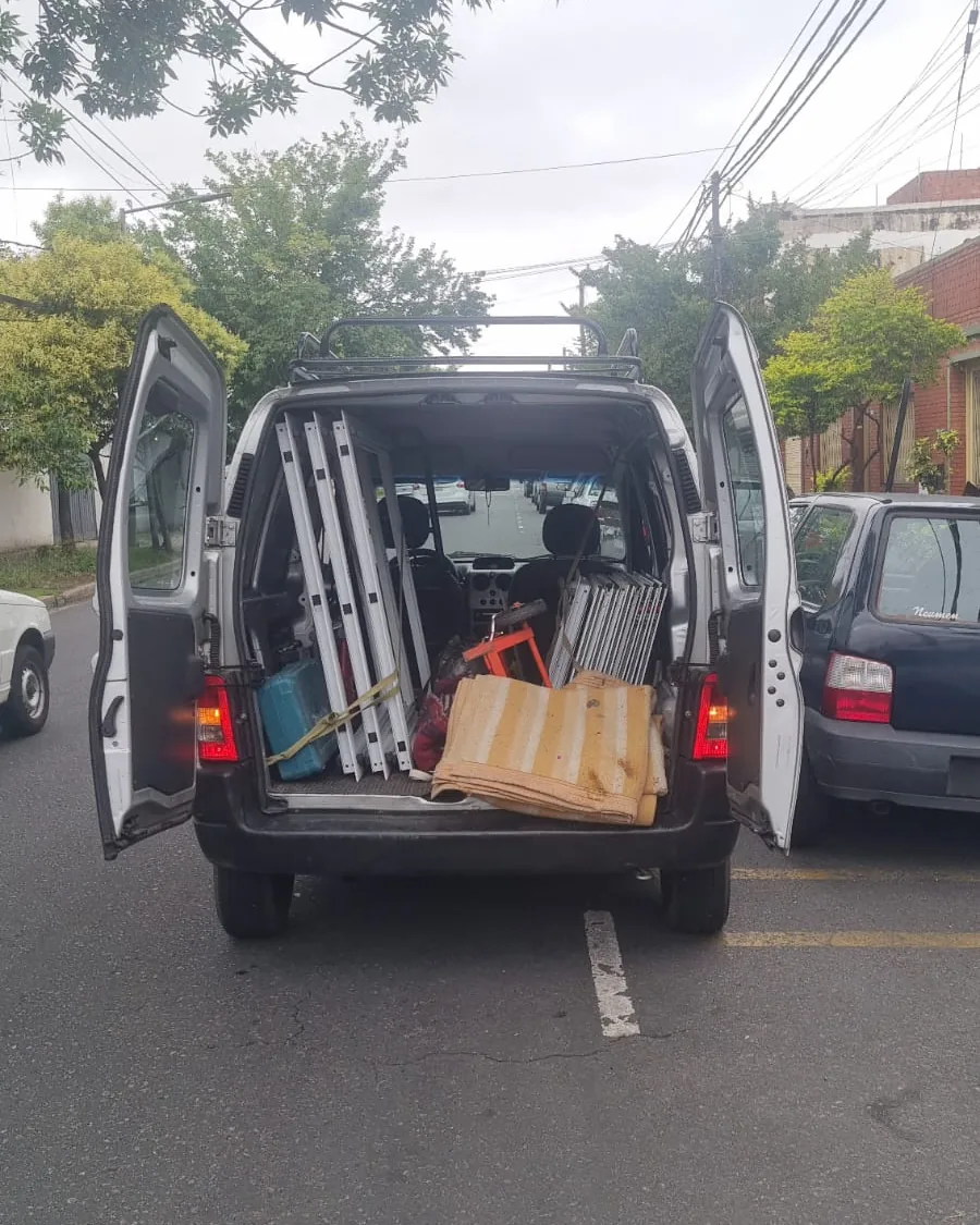 Trabajo de traslado de escaleras